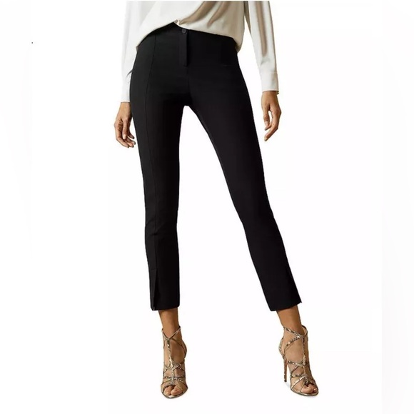 Ted Baker London Pants - NWOT Ted Baker Women Slit Hem Skinny Pants Black Size 4 US 8-10